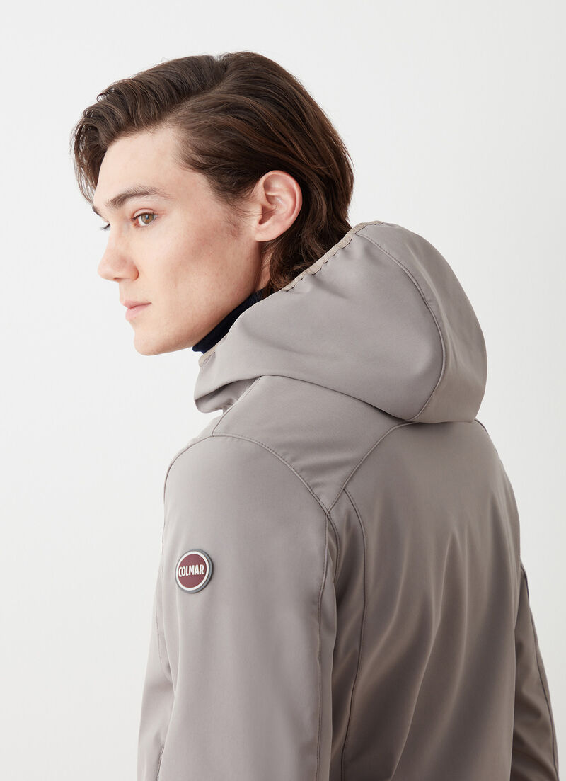 Waterproof autumn-weight softshell jacket