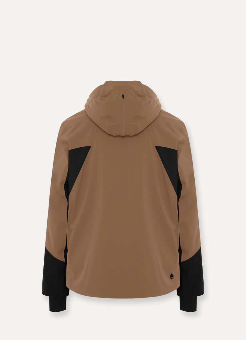 Ski jacket with ventilation zip