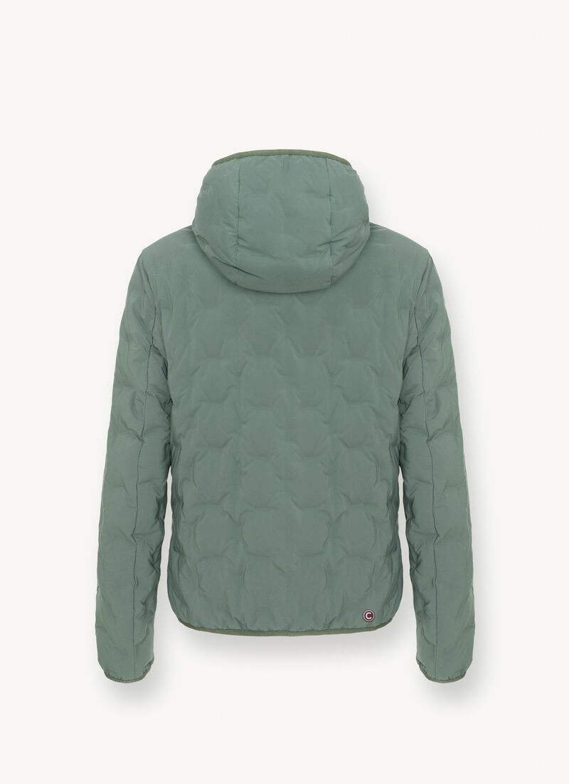 Quilted jacket with hood