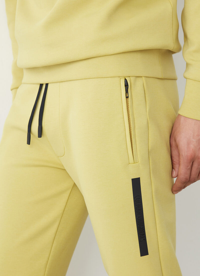 Jumpsuit trousers with zip