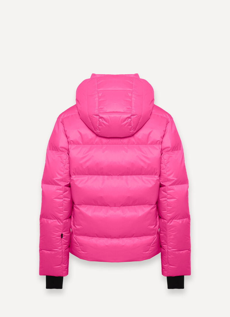 Puffy padded ski jacket