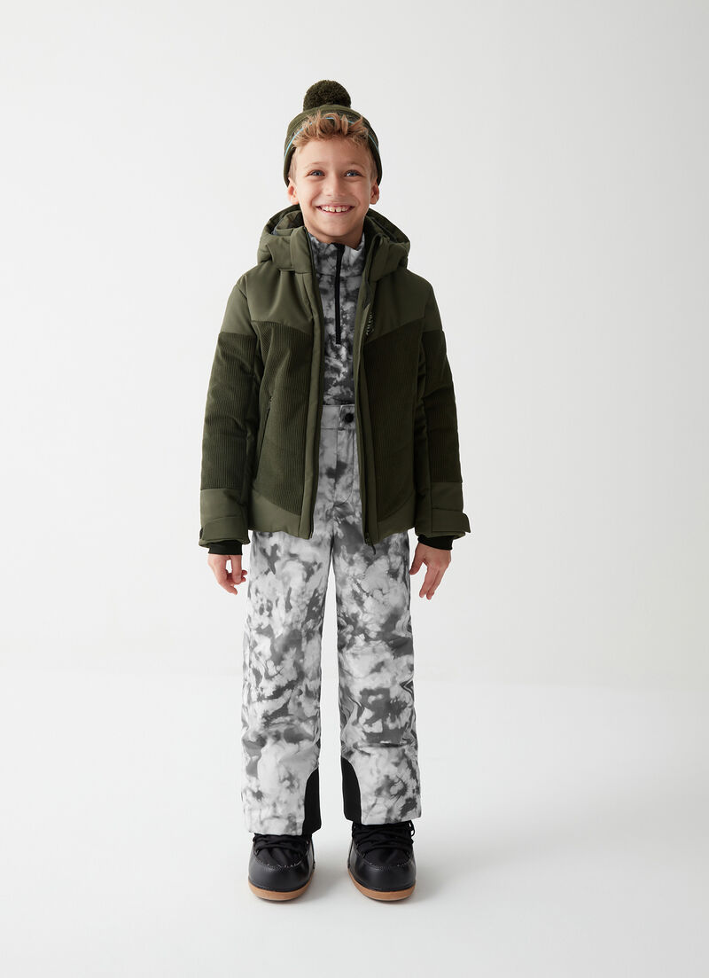 Boys’ corduroy ski jacket