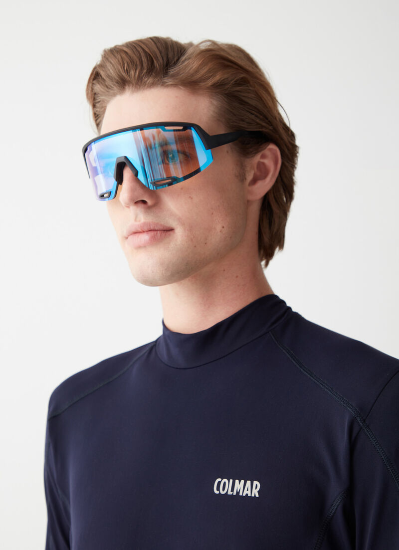 Thermal stretch ski turtleneck