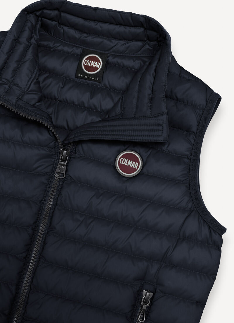 Quilted down gilet