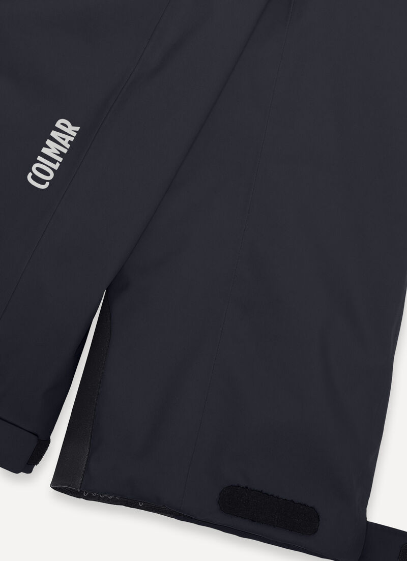 Padded ski pants with belt