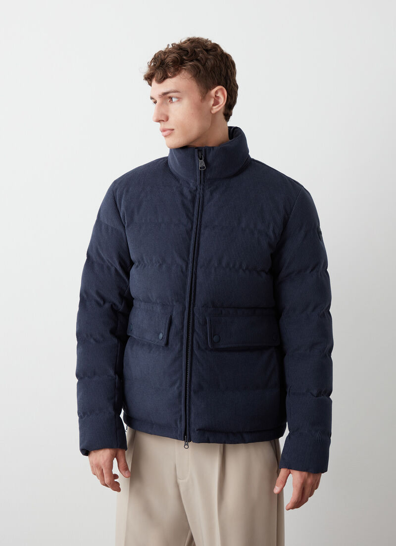 Waterproof corduroy down jacket