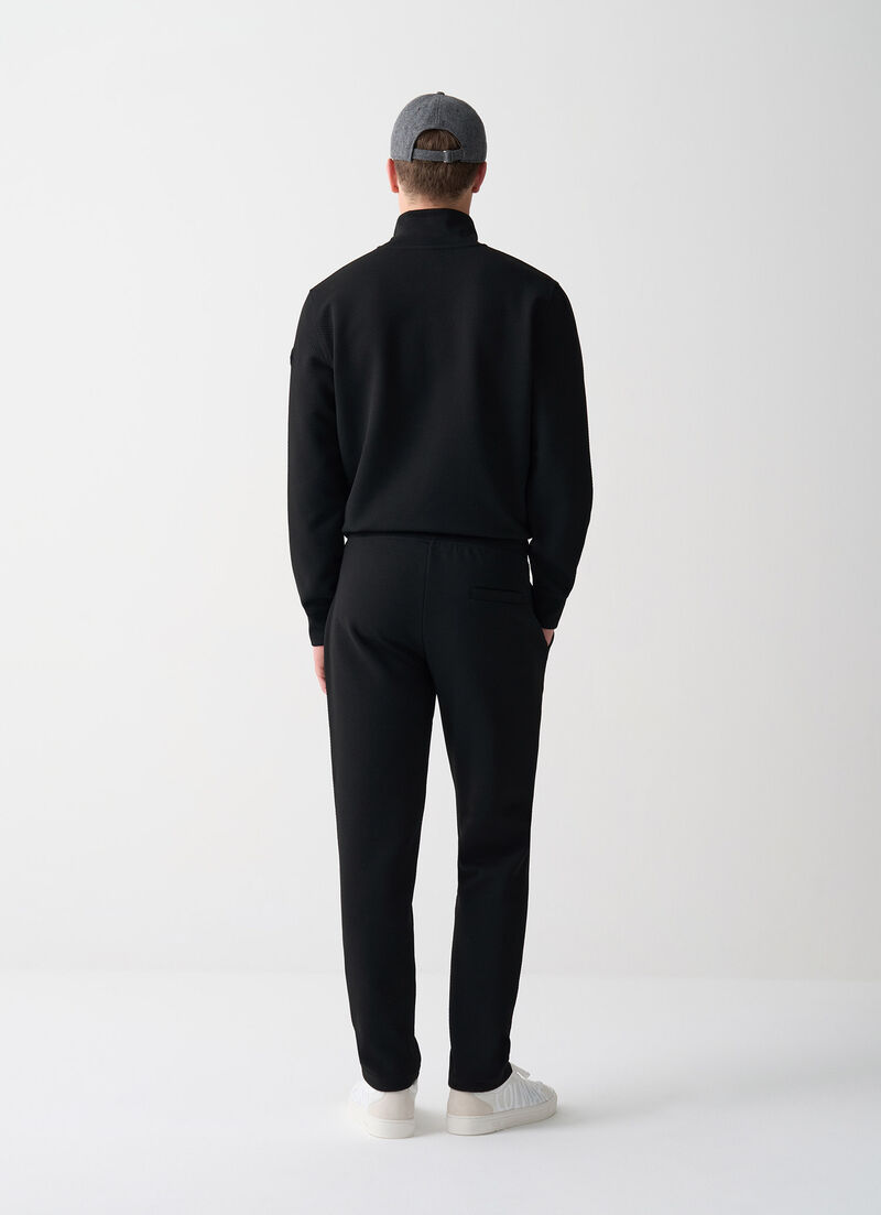 Jacquard tracksuit bottoms