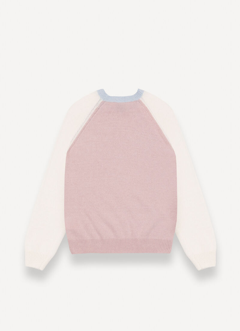 Unisex two-tone pullover