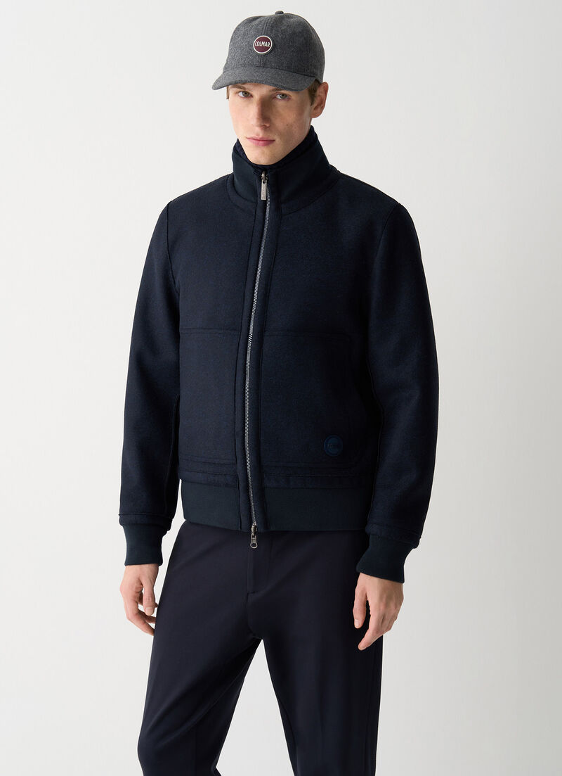 Reversible bomber jacket