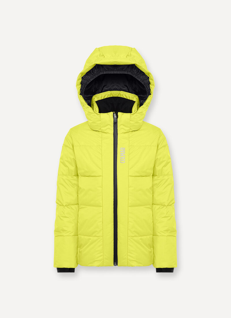 Boys’ puffy ski jacket