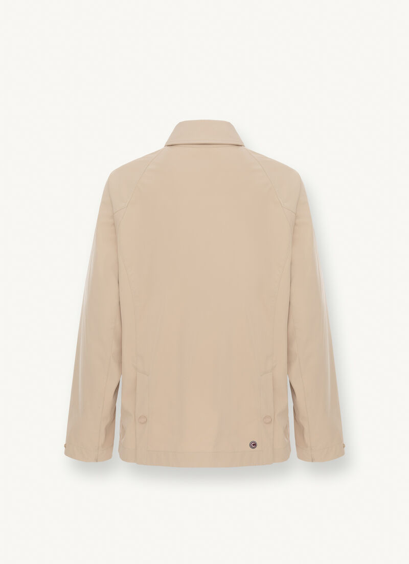 Softshell jacket with shirt collar