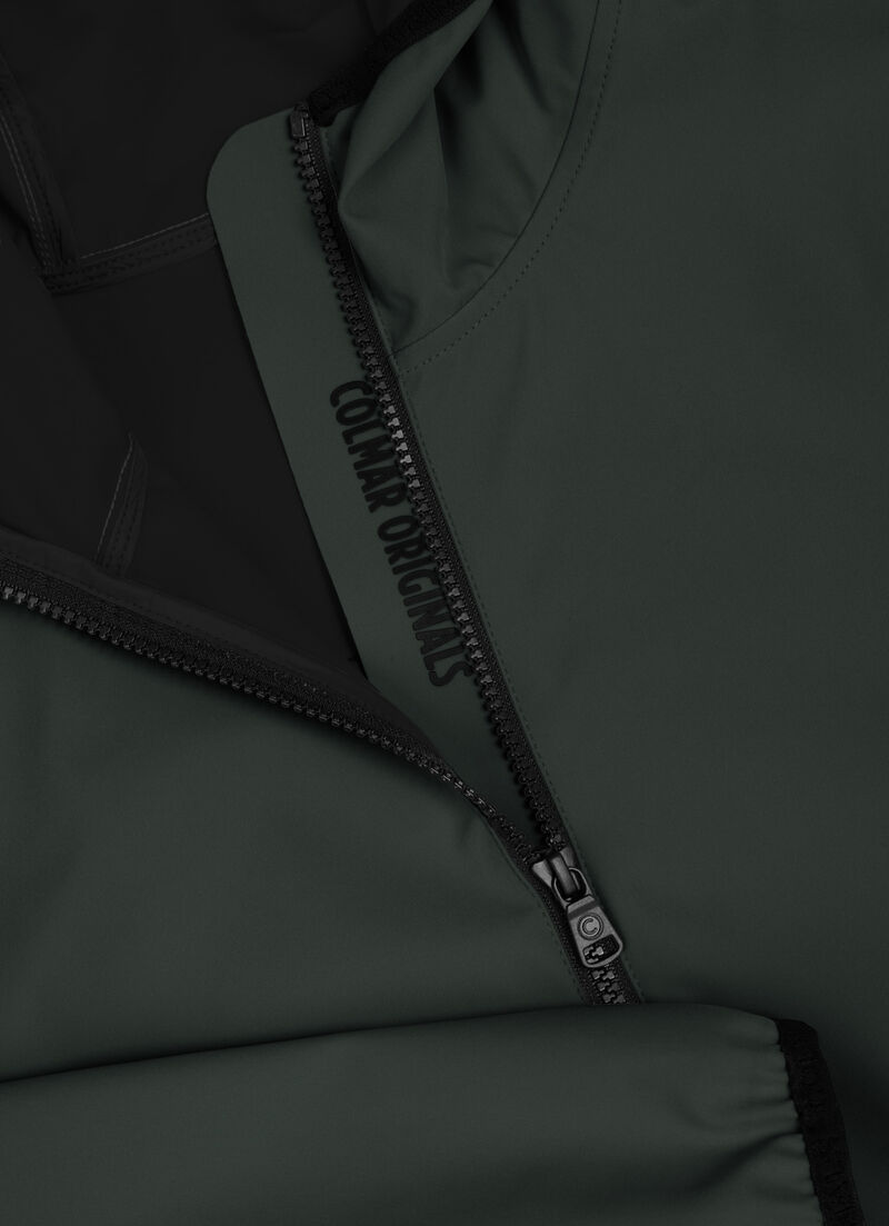 Softshell hooded jacket