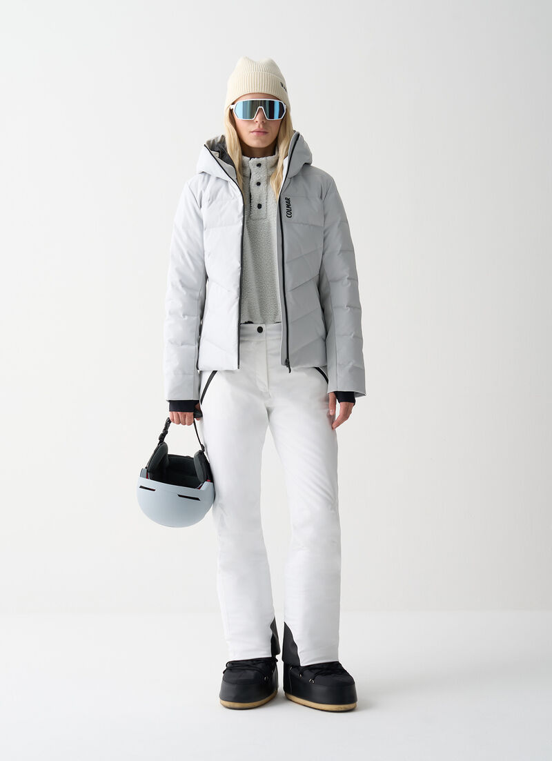 Shaping padded ski jacket