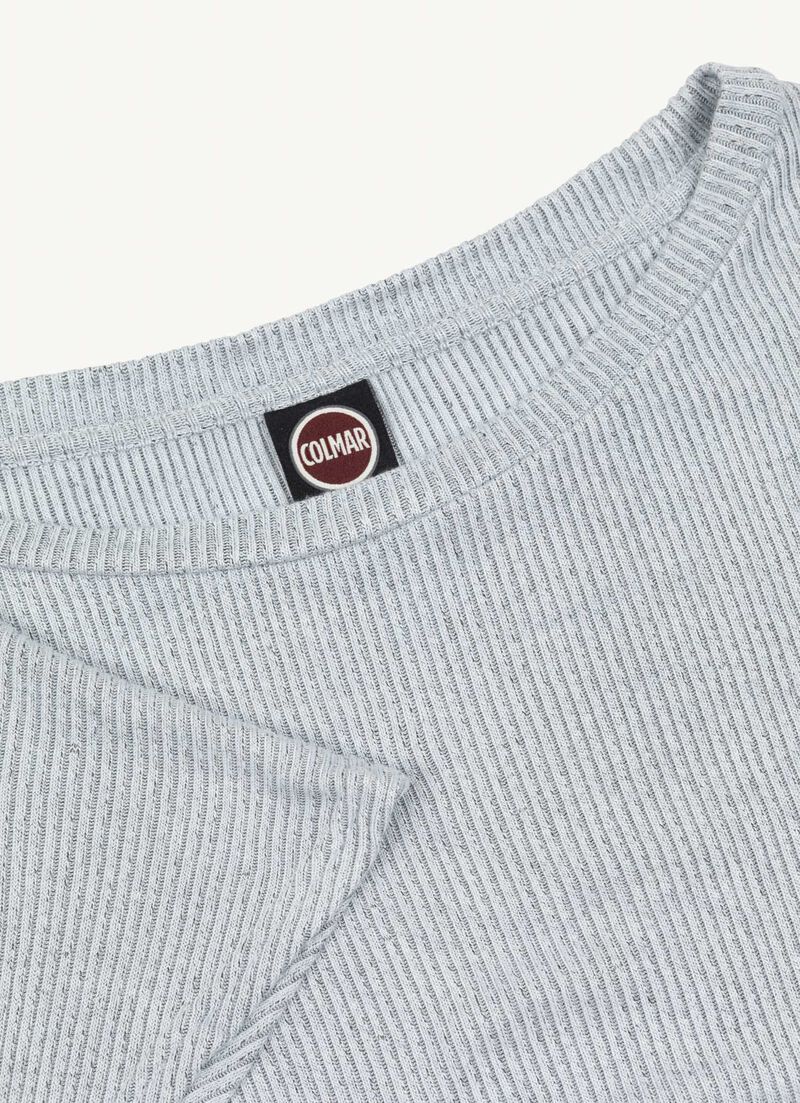 T-shirt with kimono sleeves in viscose blend fabric