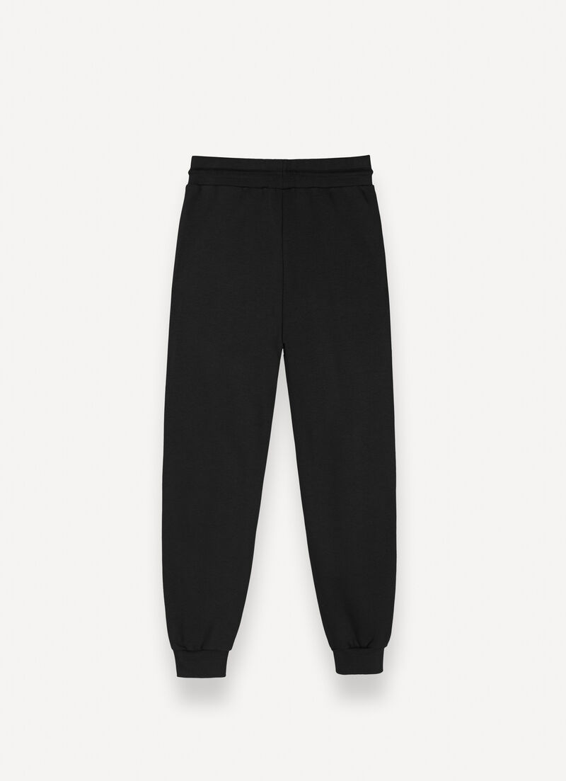 Tracksuit bottoms with embroidery