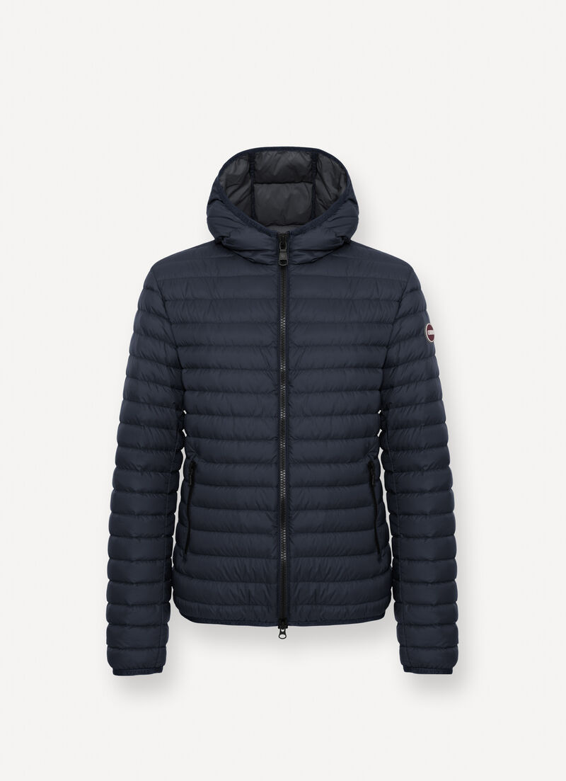 Autumn down jacket with hood