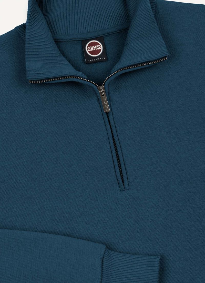 Half zip sweatshirt