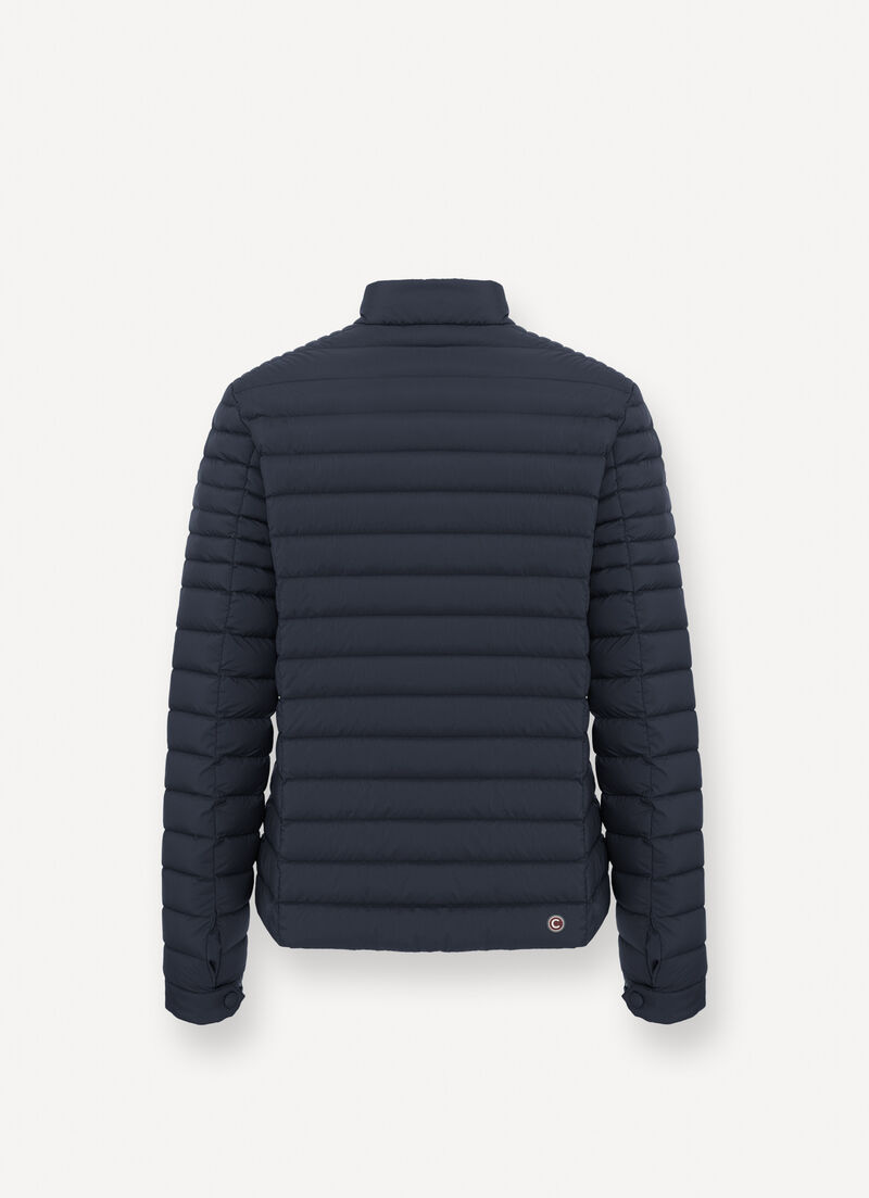 Lightweight down biker jacket