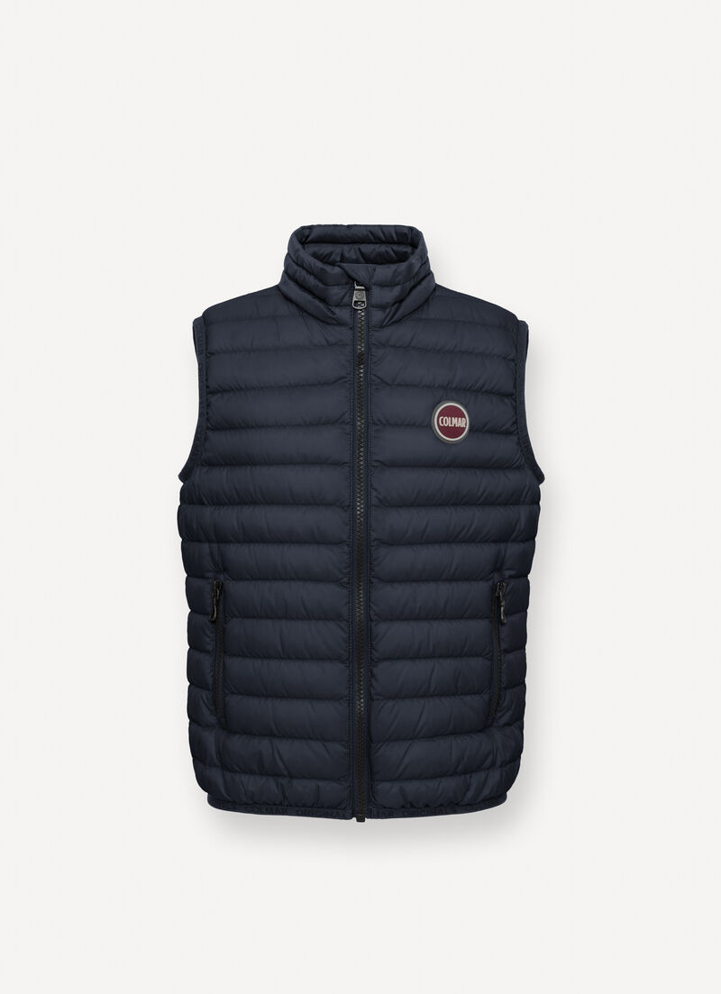 Quilted down gilet
