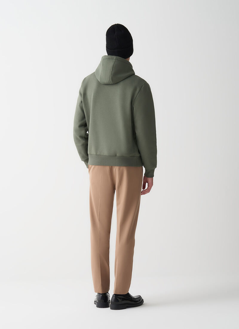 Hooded sweatshirt with logo