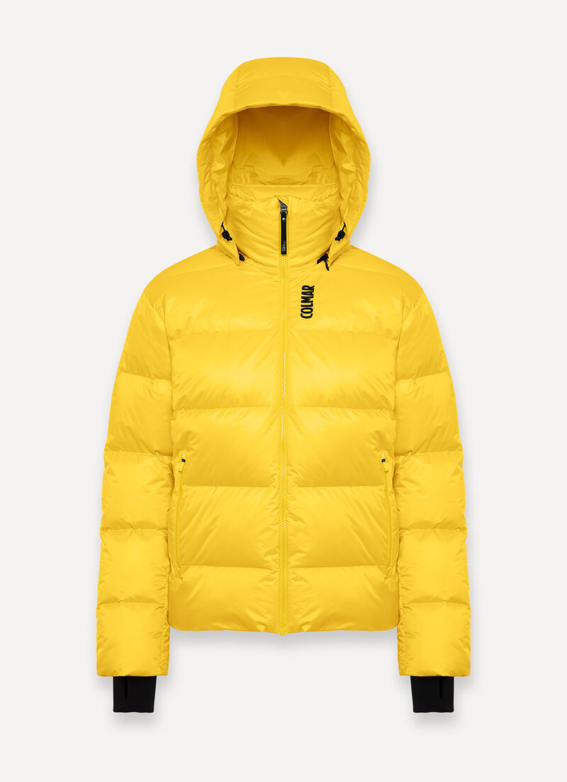 Puffy padded ski jacket