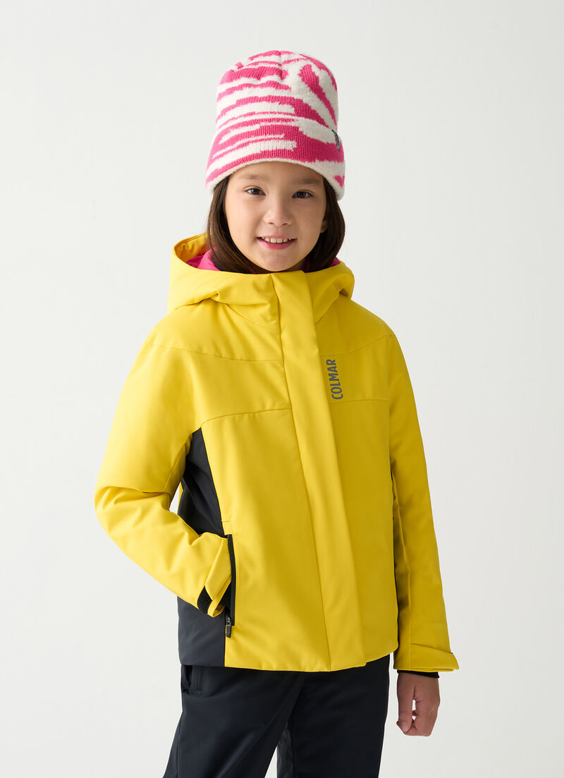Girl's mechanical stretch ski jacket