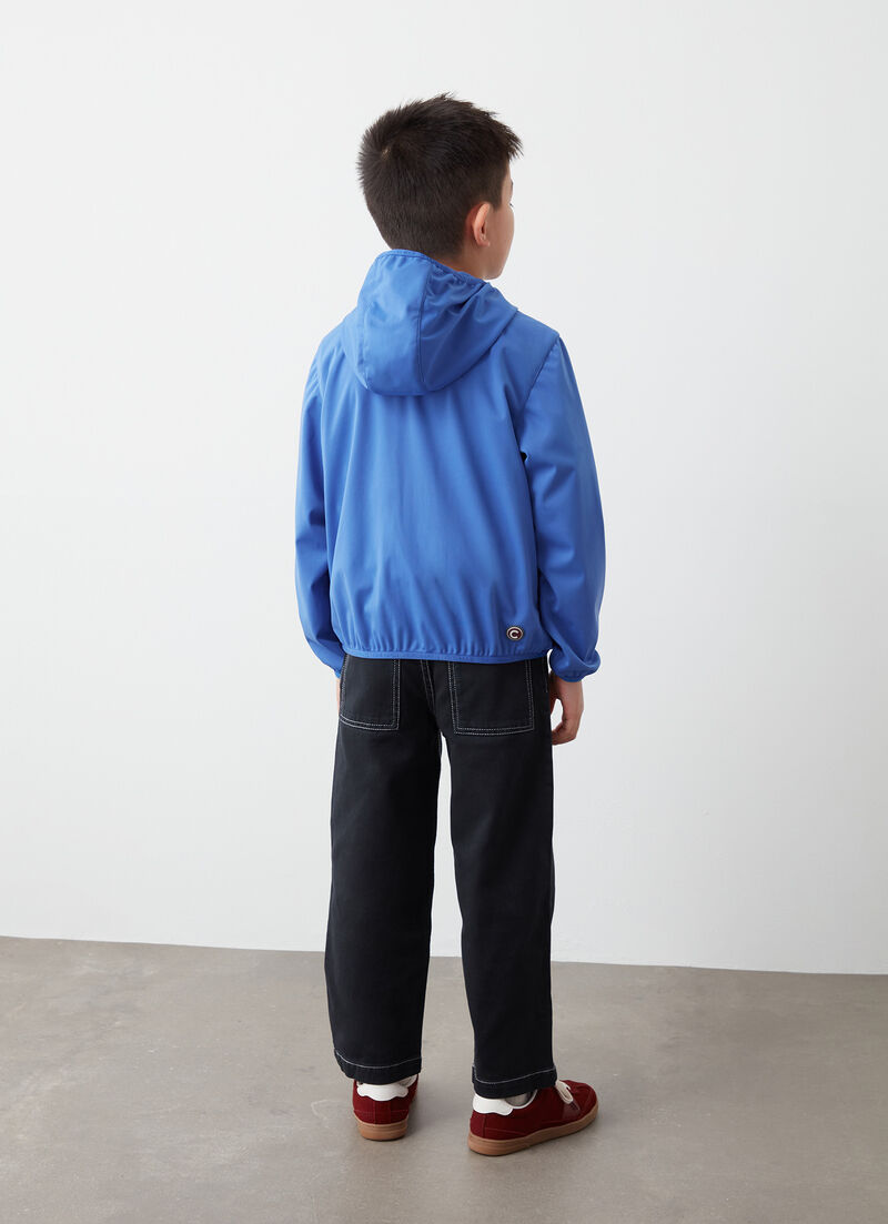 Softshell jacket with hood