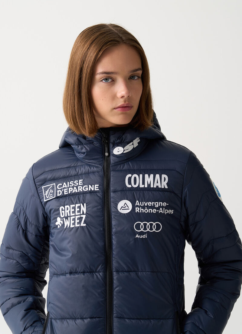 French national team quilted jacket