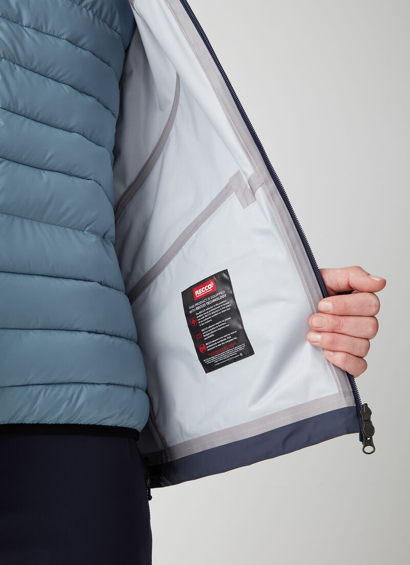 3-layer ski jacket with removable lining
