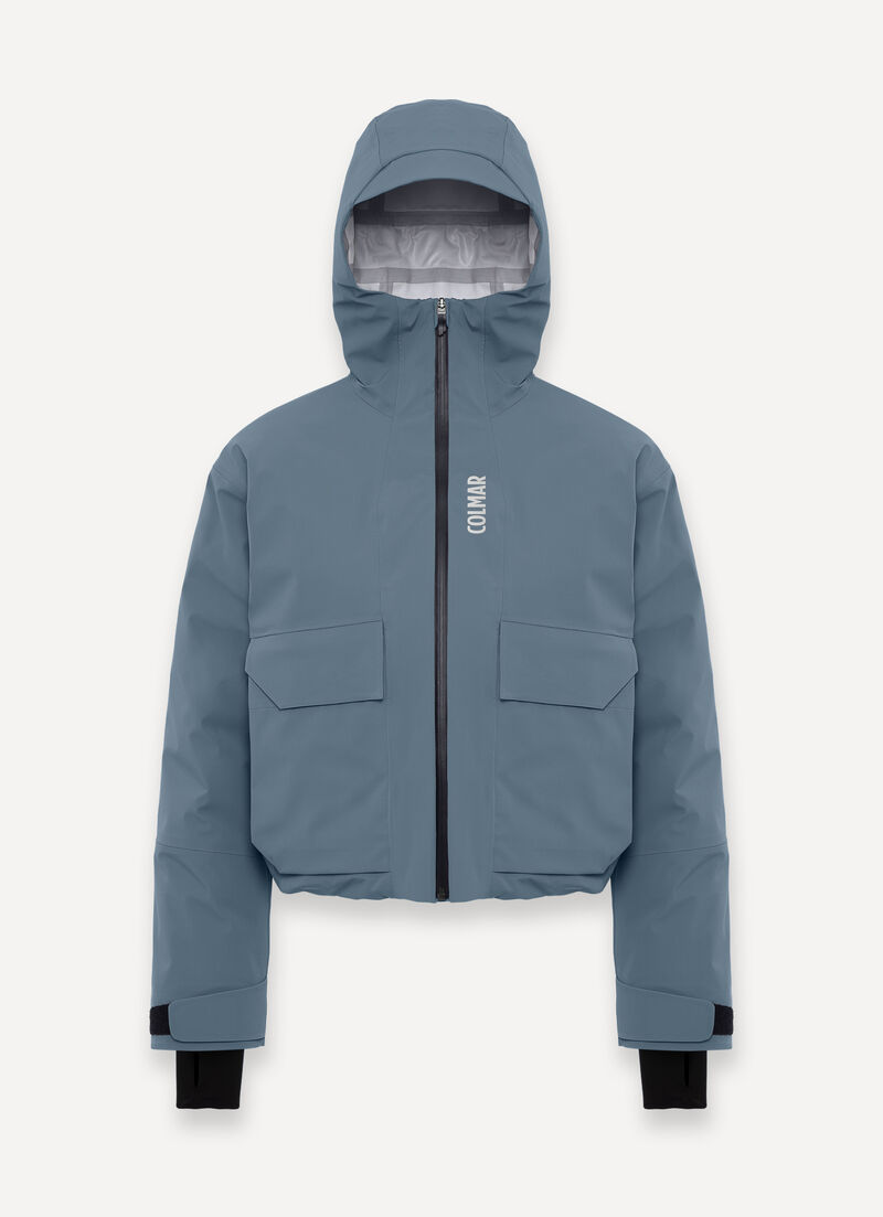 Jacket with insulating down jacket