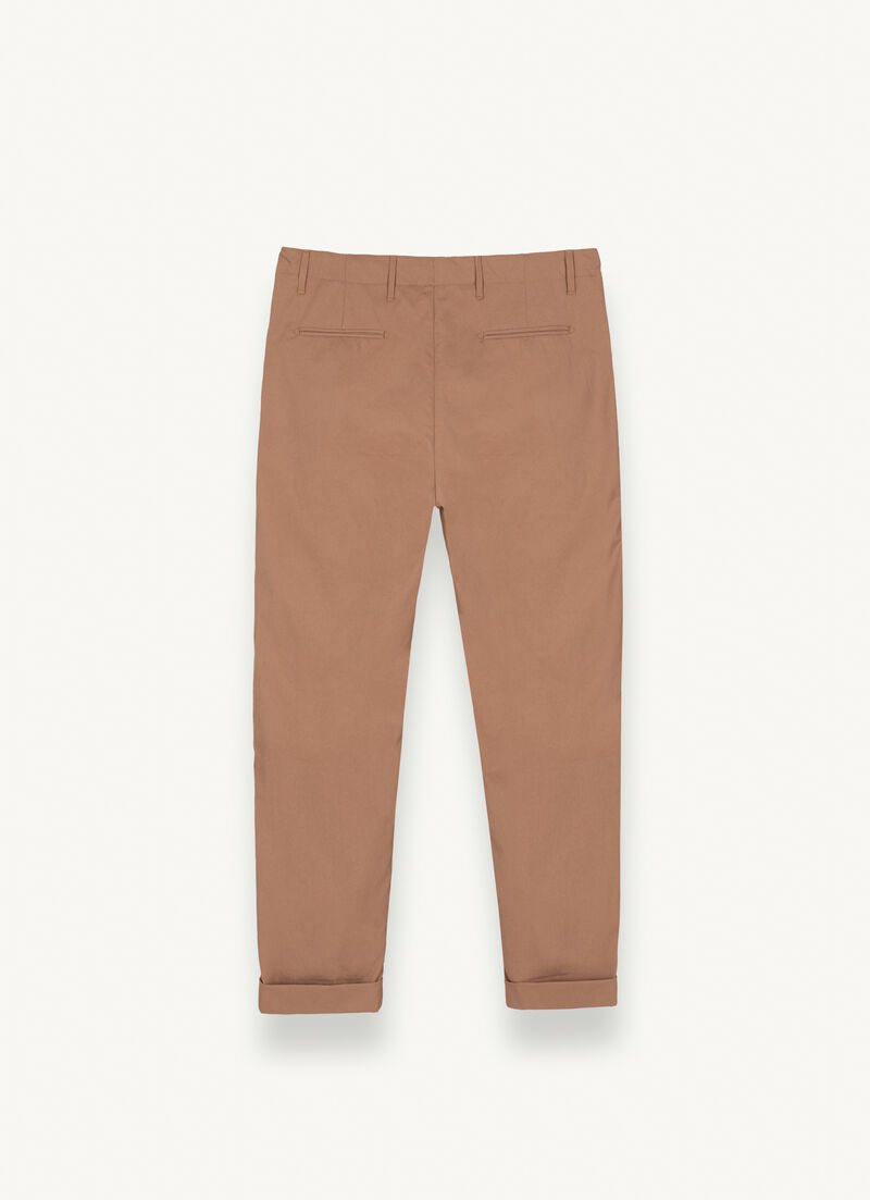 Stretch technical fabric trousers