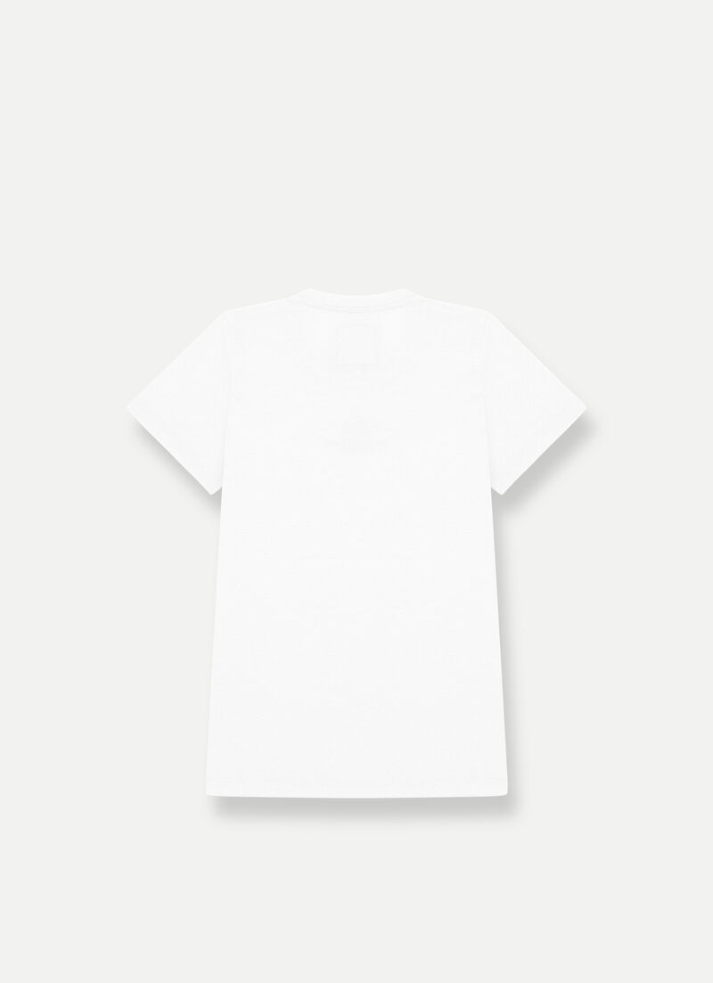 T-shirt with mountain drawing print