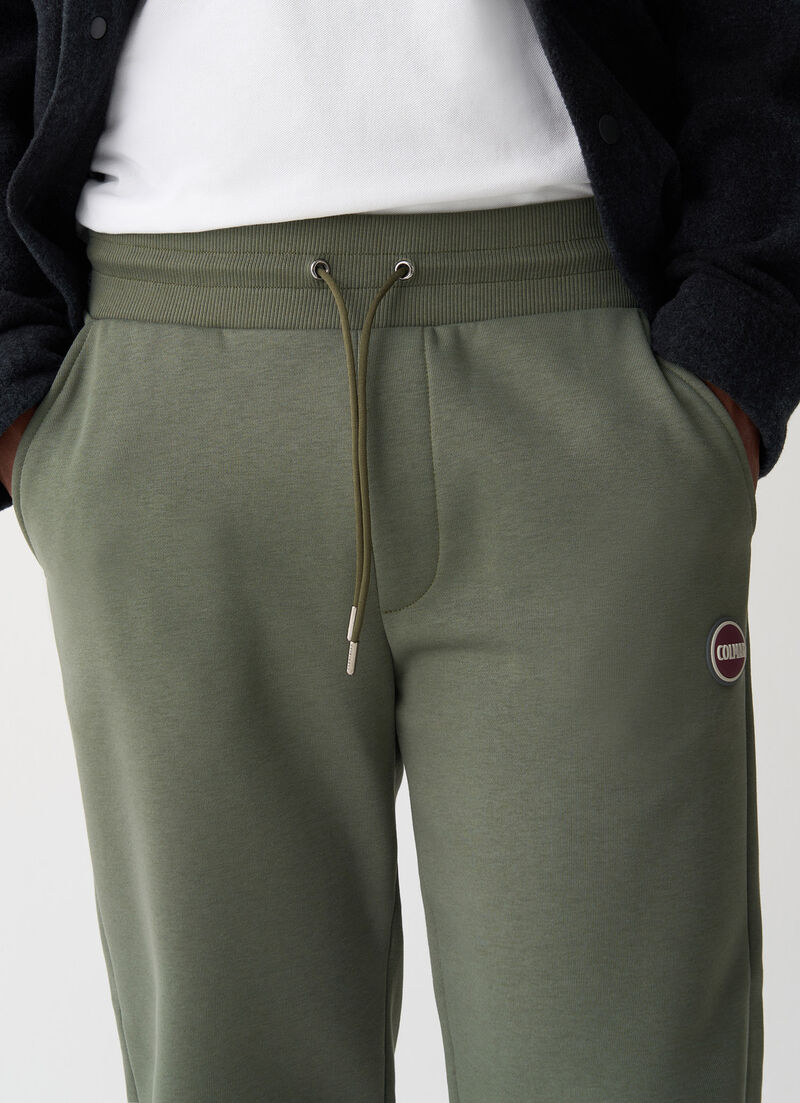 Cotton tracksuit bottoms