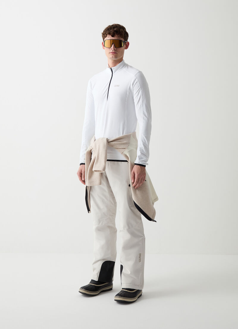 Thermal stretch ski sweater