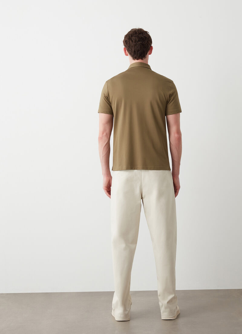 Stretch polo-shirt