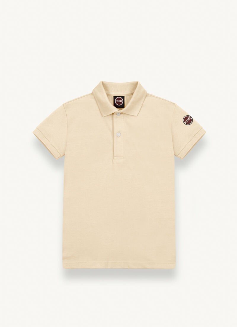 Cotton piqué polo shirt