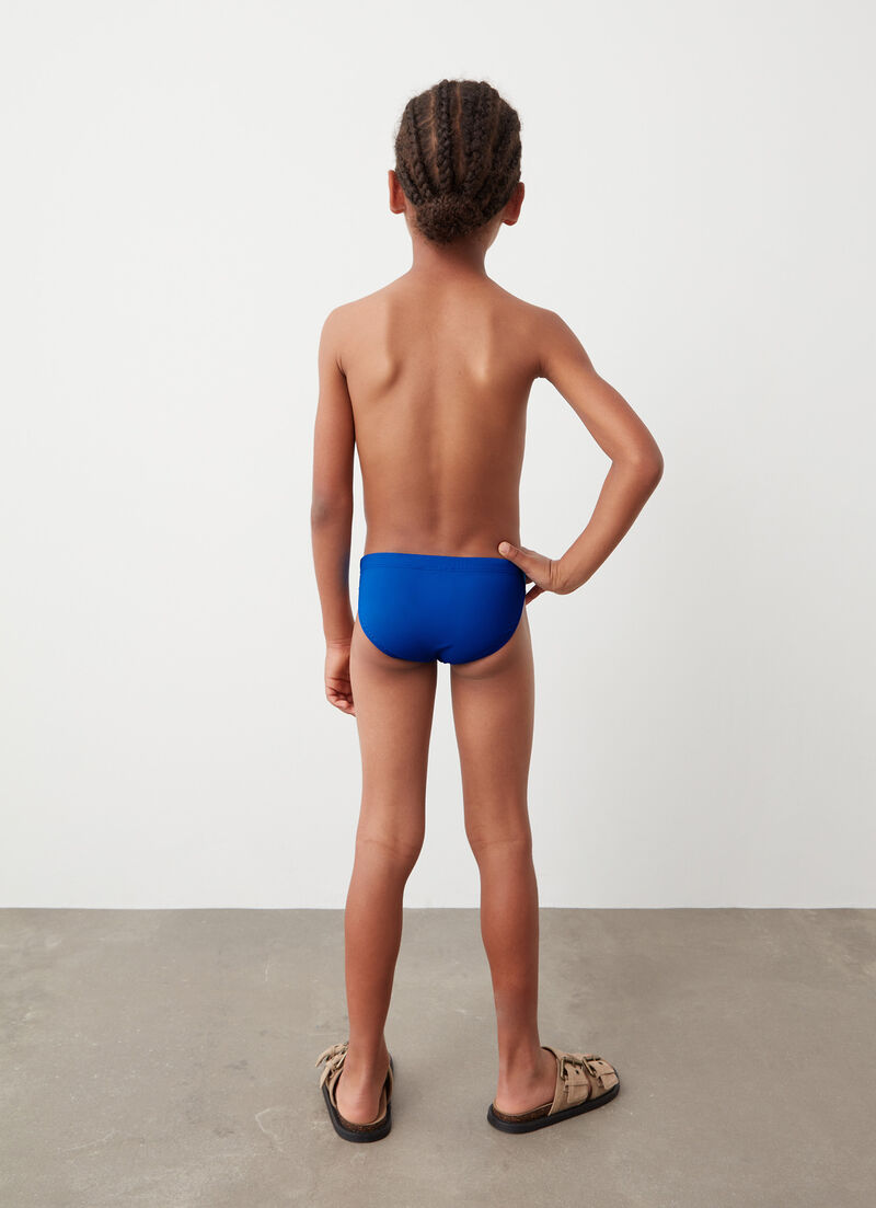 Stretch swim briefs