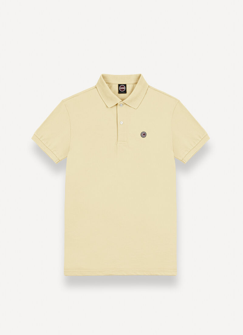 Piqué polo-shirt with ribbed trims