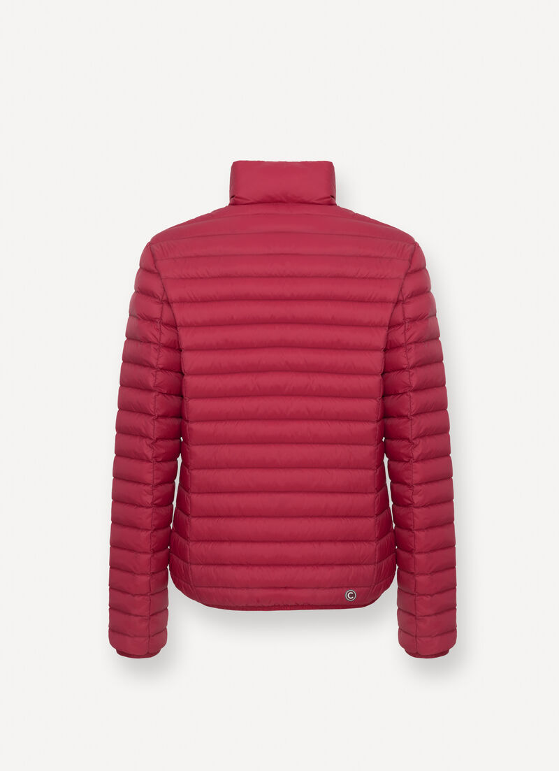 Autumn-weight down jacket with padded collar
