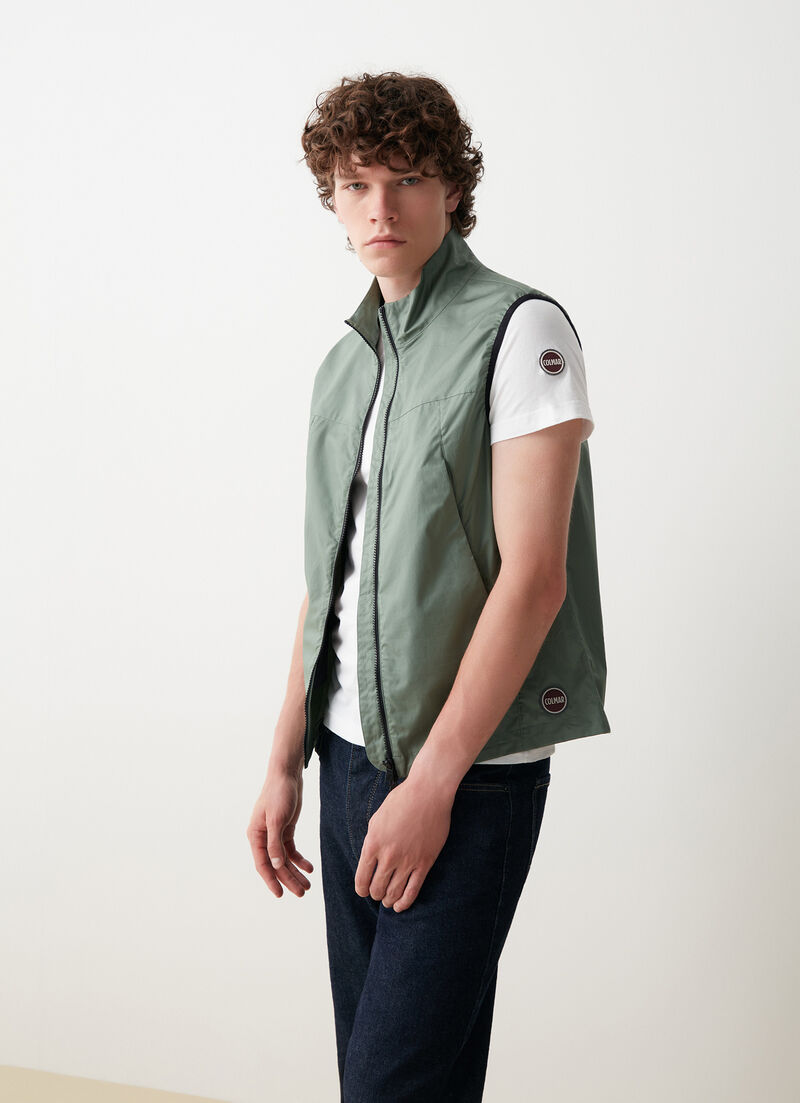 Cotton twill vest