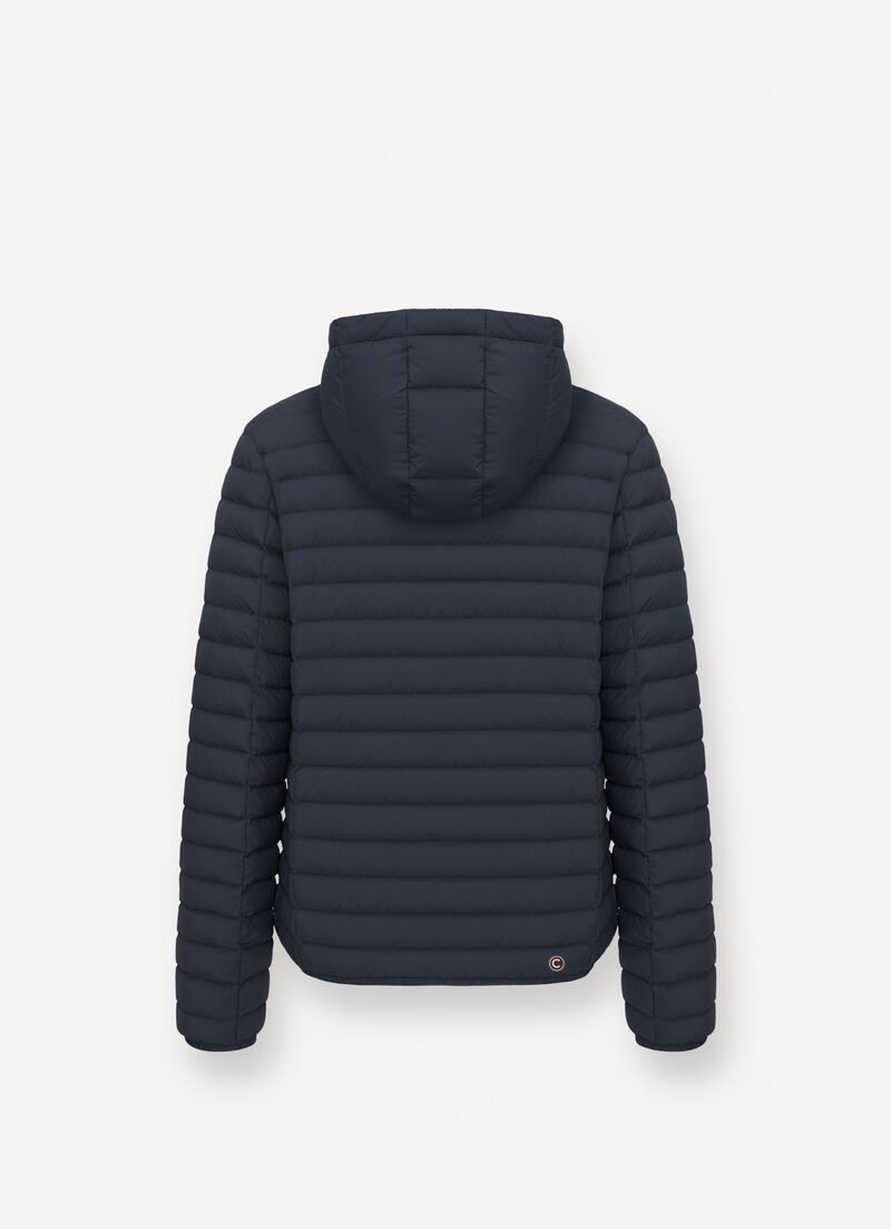 Light down jacket with hood