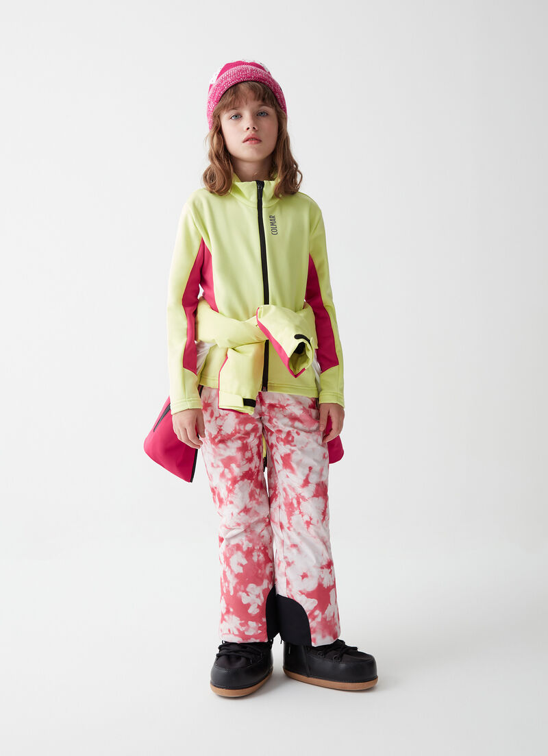 Girls’ full-zip ski sweatshirt