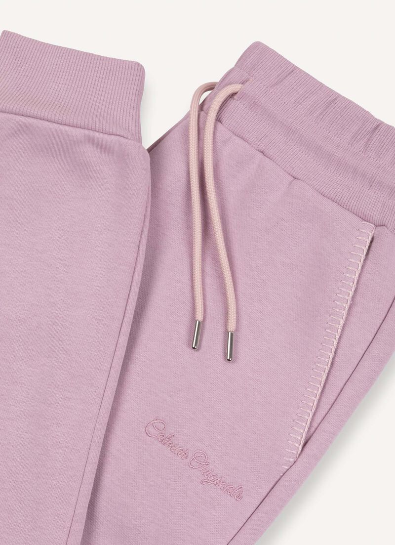 Tracksuit bottoms with embroidery