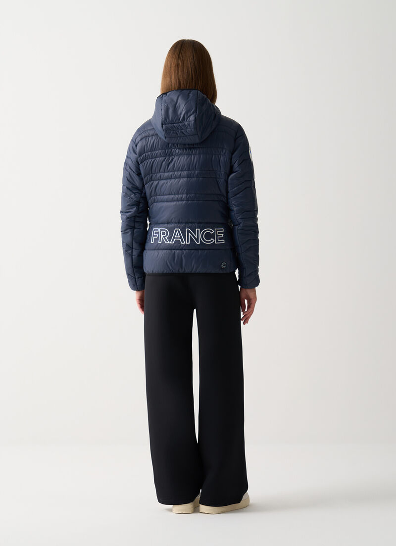 French national team quilted jacket