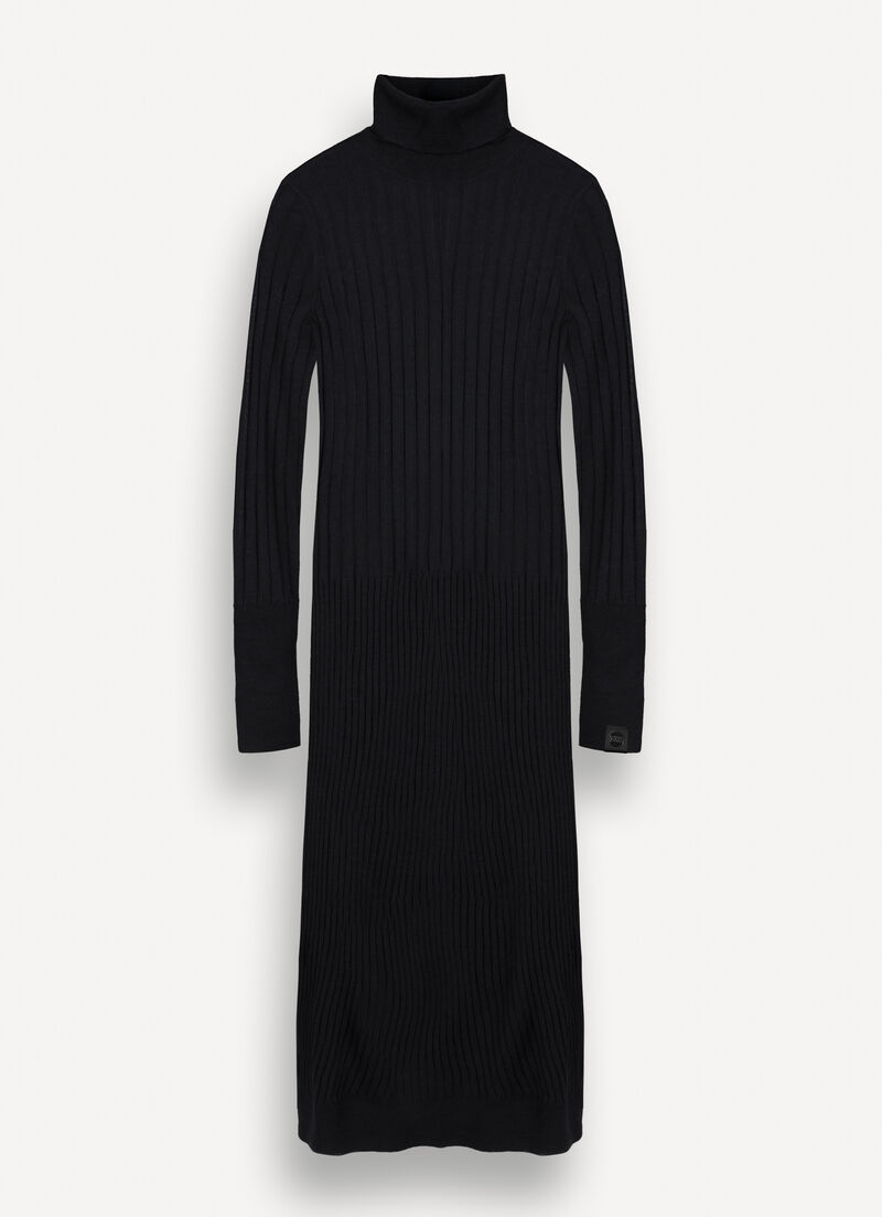 Wool midi dress