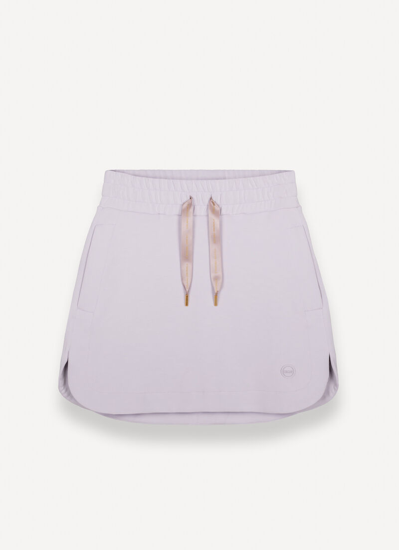 Sweatshirt-fabric skirt