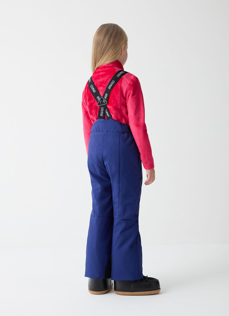 Girls’ ski bib and brace