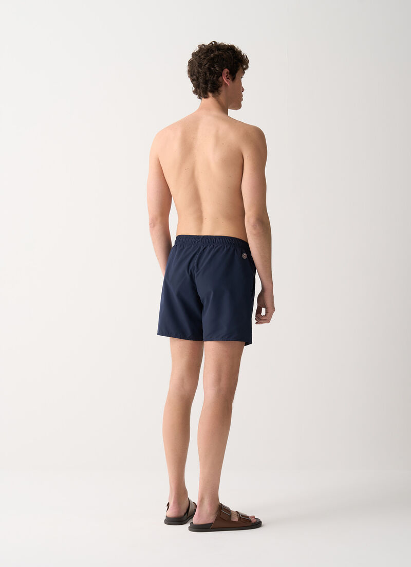 Solid-colour swimsuit