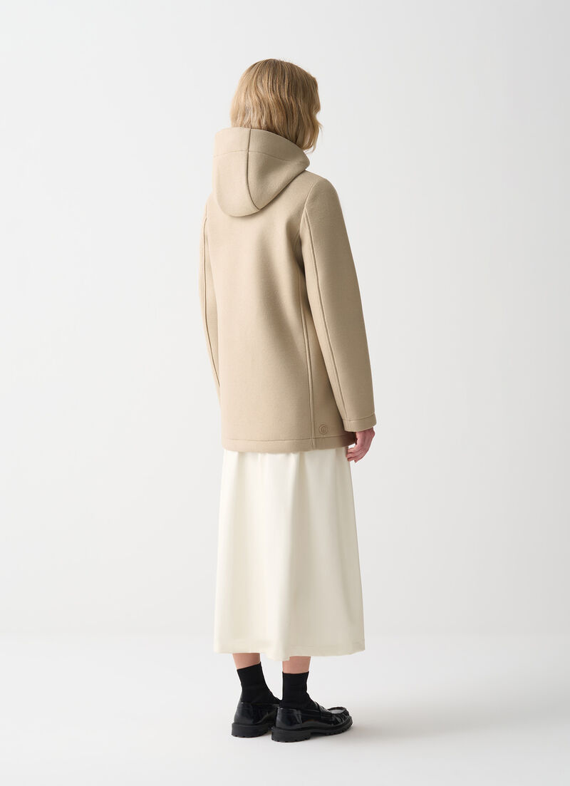Coat with hood