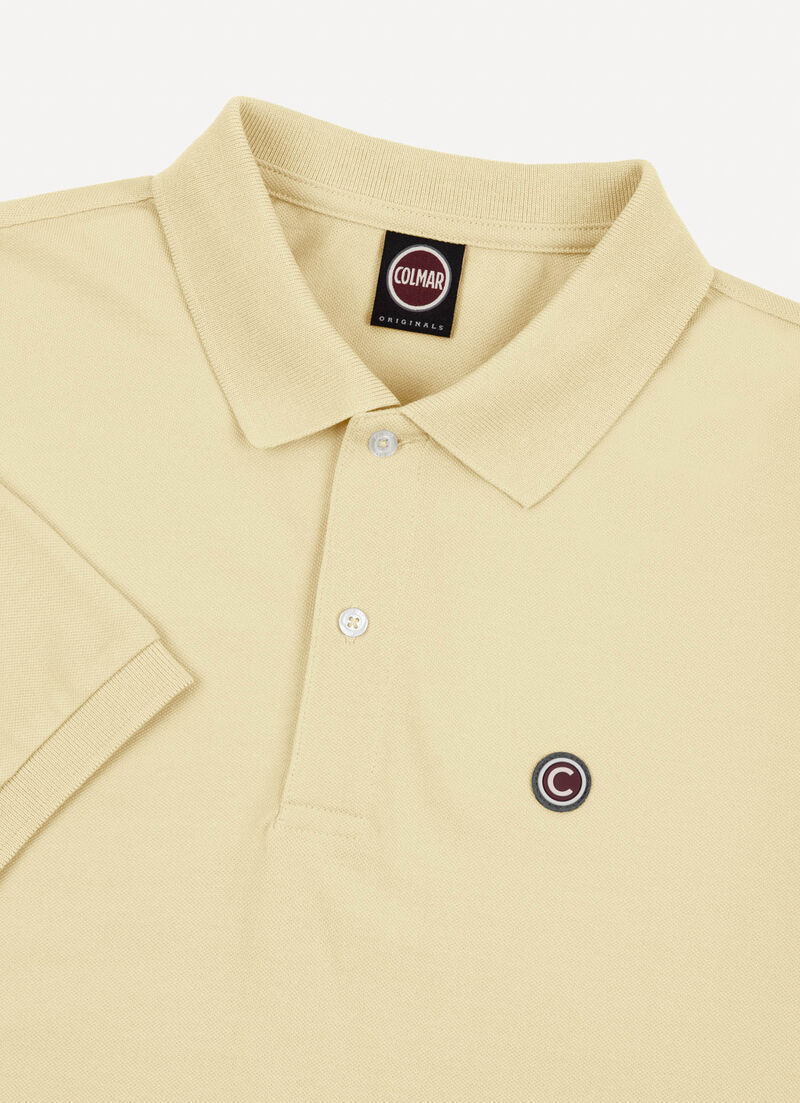Piqué polo-shirt with ribbed trims